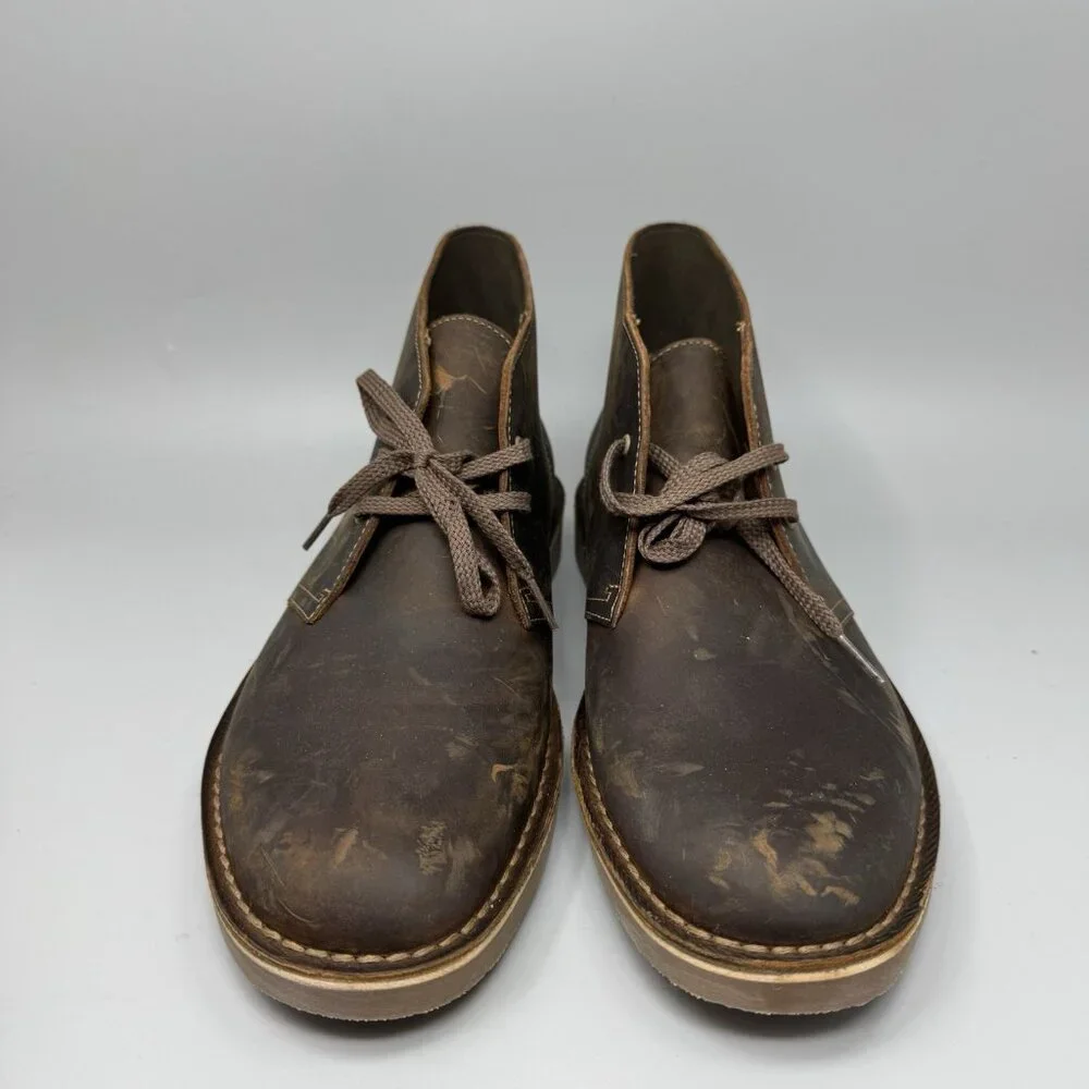 Clarks Bushacre 2 Men's Chukka Boot - Beeswax, US Size 11.5M New
